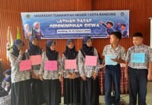 Tumbuhkan Jiwa Leadership, MTsN 1 Kota Bandung Selenggarakan LDKS