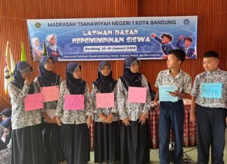 Tumbuhkan Jiwa Leadership, MTsN 1 Kota Bandung Selenggarakan LDKS