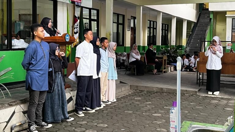 Kampanye OSIS MTsN 1 Bandung Bangun Demokrasi Siswa
