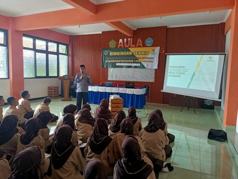 Bimtek ZIS MTsN 1 Kota Bandung Perkuat Kompetensi Pengelolaan Dana Umat
