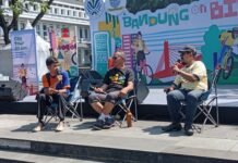 Dukung Hari Bumi, Siswa MTsN 1 Kota Bandung Ambil Bagian di Bandung On Bike 2026