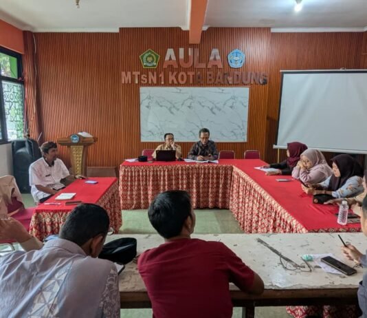 MTsN 1 Kota Bandung Gelar Rapat Persiapan Penerimaan Murid Baru Madrasah 2026