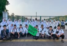 Menggema di Monas, Guru dan Tendik MTs Negeri 1 Kota Bandung Ikuti Zikir dan Doa Kebangsaan
