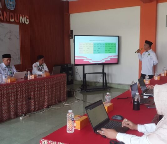 Pimpin Penguatan Mutu Madrasah, Kepala MTsN 1 Kota Bandung Paparkan Kinerja dalam PKKM 2026
